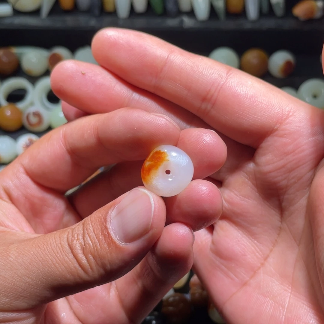 和田玉未镶嵌颈饰子*鱼