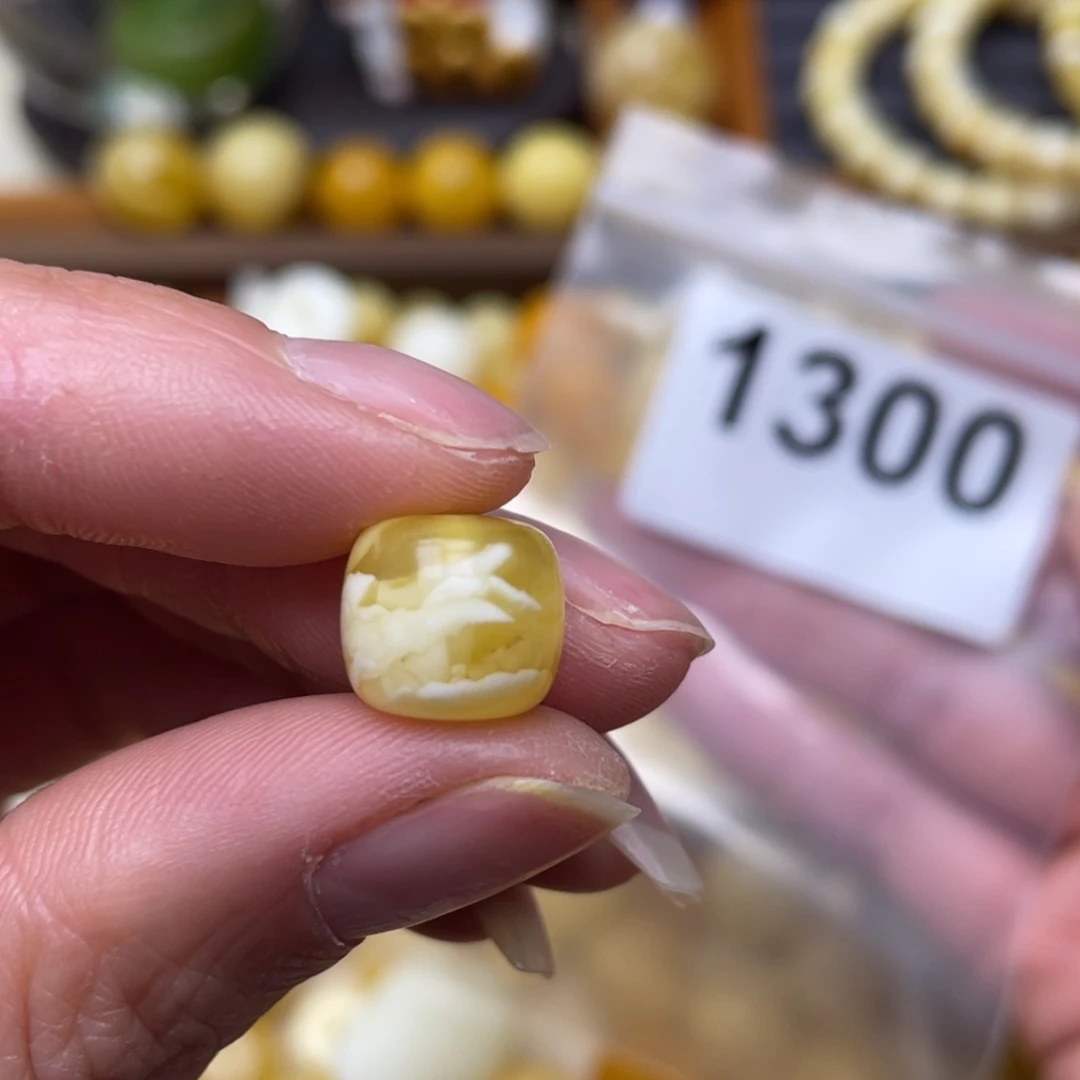 蜜蜡珠宝奇石未镶嵌粉11