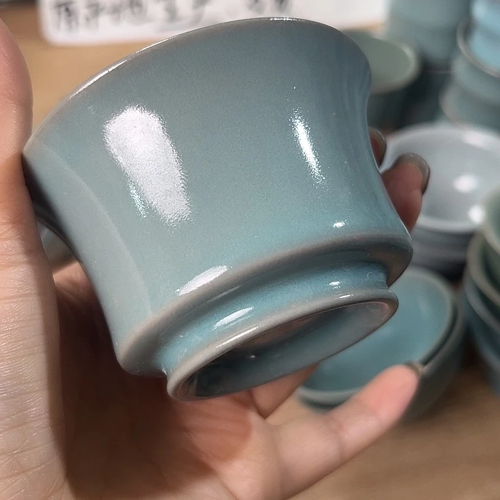 杯原产地汝瓷生产瑕品