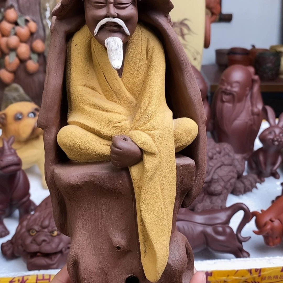 紫砂茶宠六***桃紫砂艺术