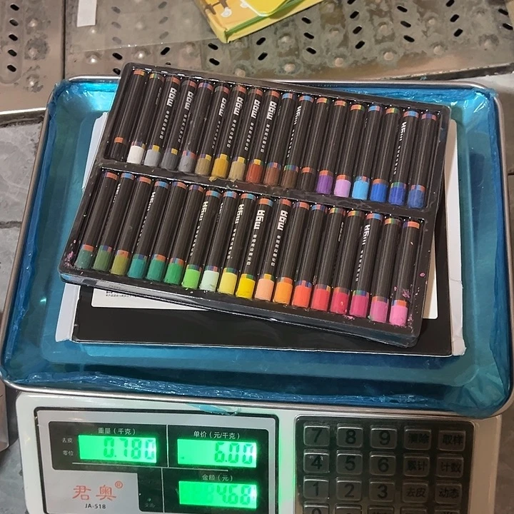 晨光48色圆杆油画棒包装不行不售后
