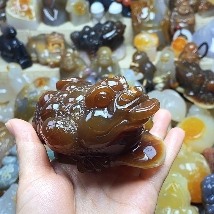 玛瑙/玉髓未镶嵌饰品淡*