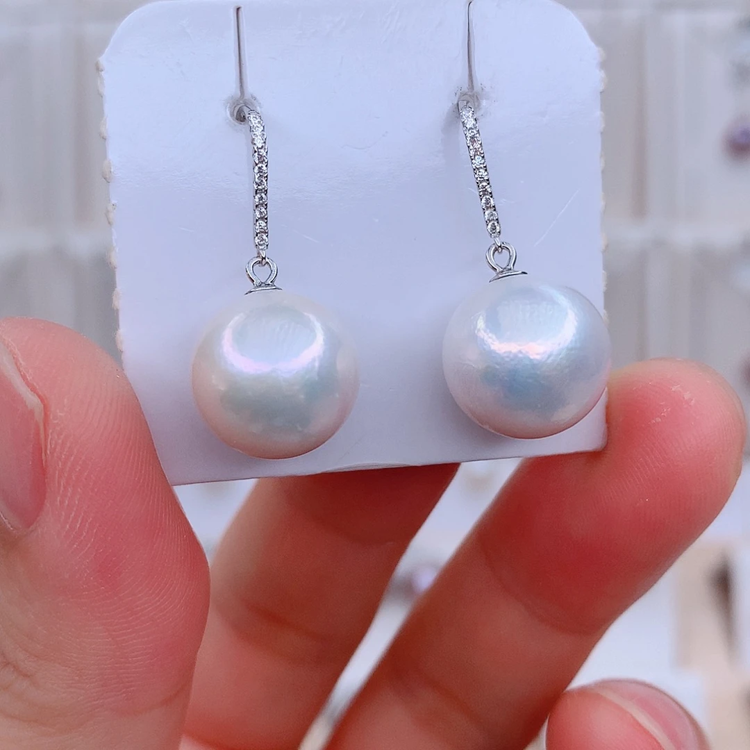 银S925镶嵌淡水珍珠颈饰