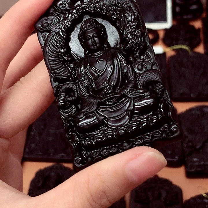 至***宝天然a货钢琴黑特色题材挂件