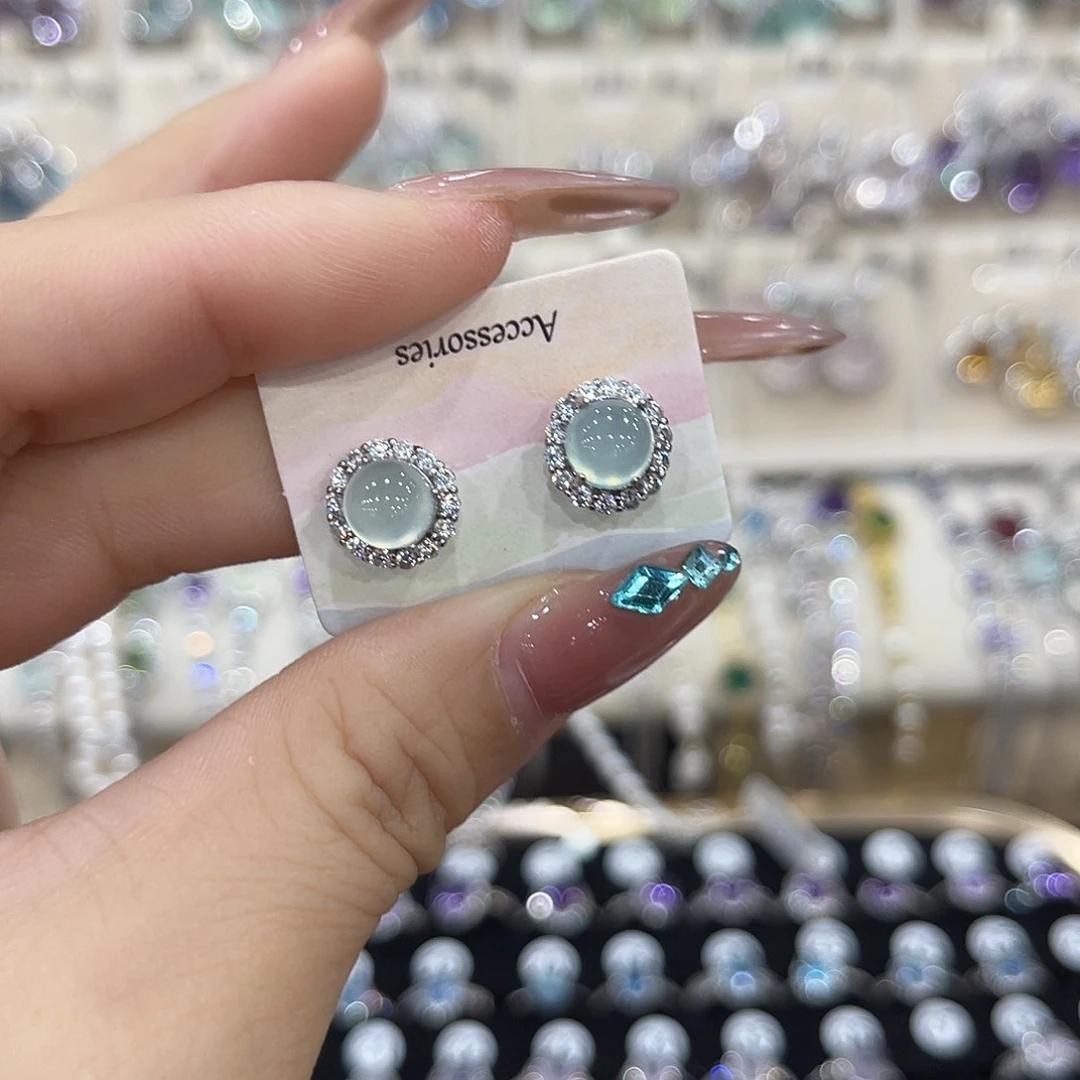 蛇纹石玉银S925镶嵌戒指