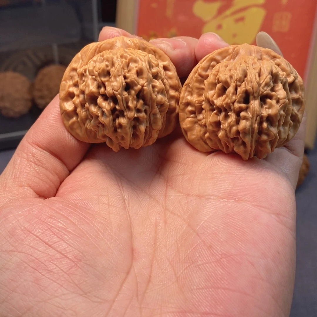 吊坠文玩核桃全品无修44尺挂月峰四座楼