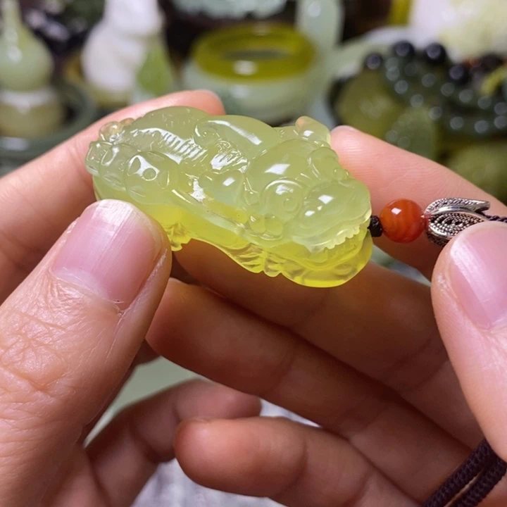 岫玉岫玉挂件未镶嵌