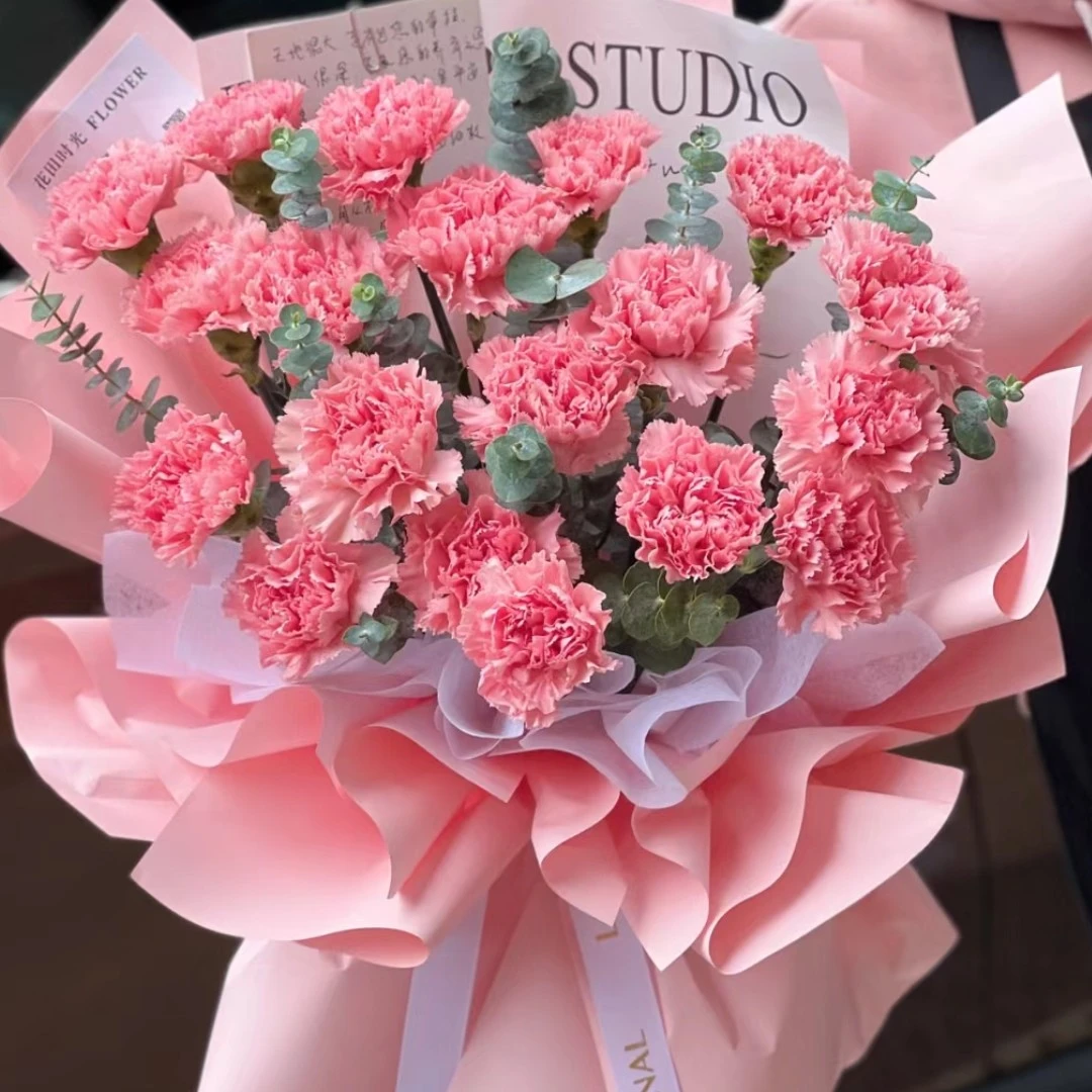 19朵康乃馨花束，送姐妹，长辈，老师