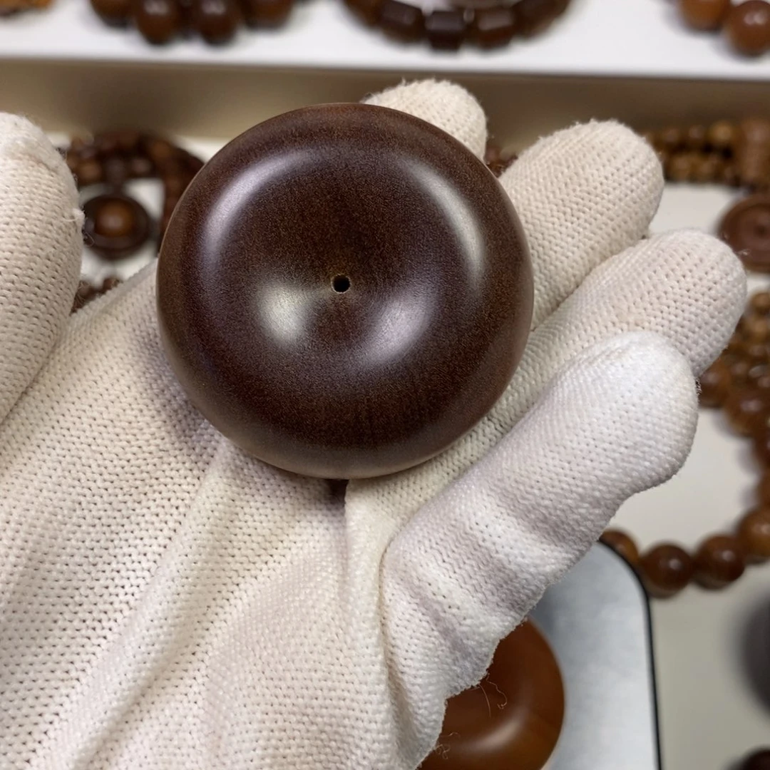 铁***心檀香木老山檀香平安扣沉水焦糖奶香