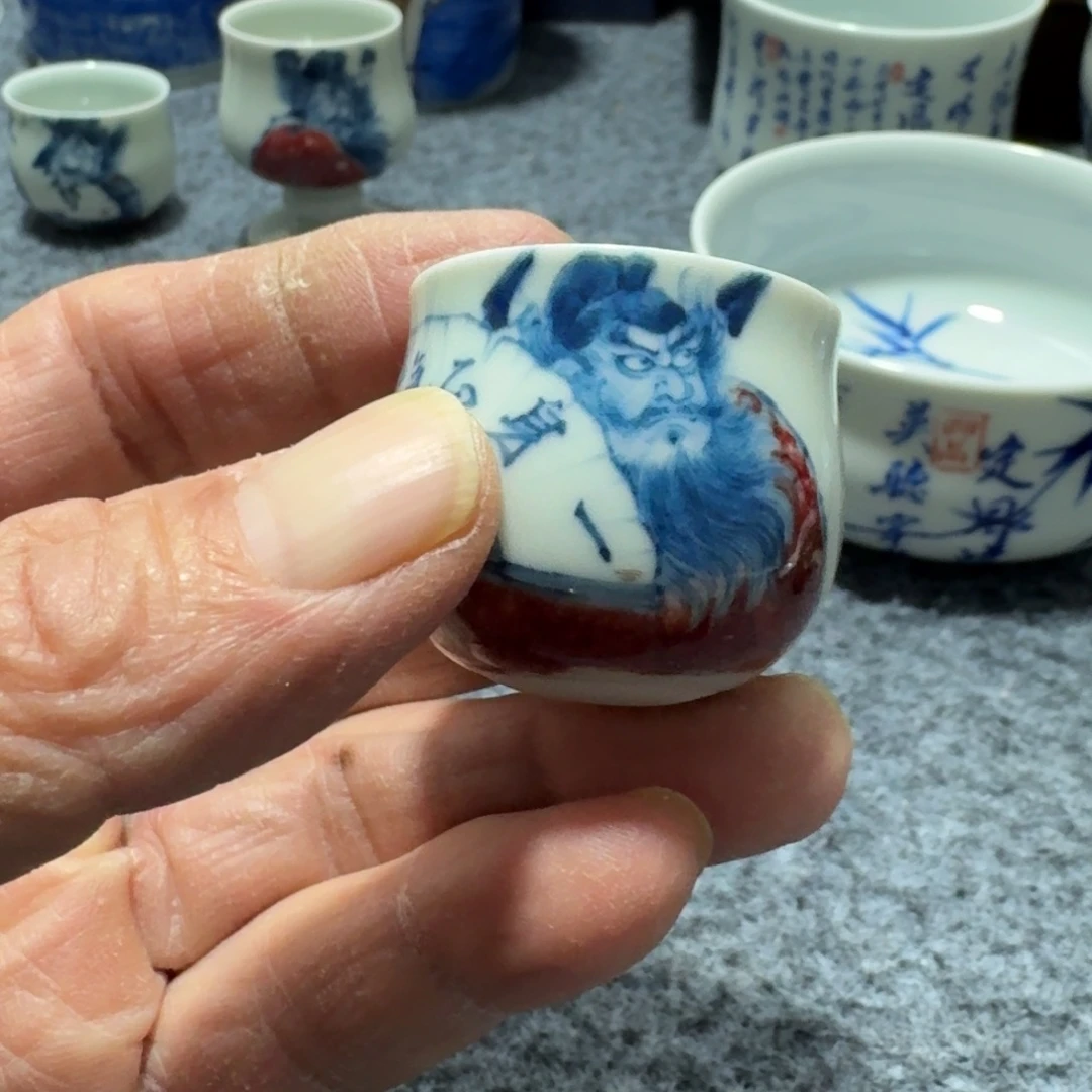 珊***猪现代景德镇陶瓷手绘茶具