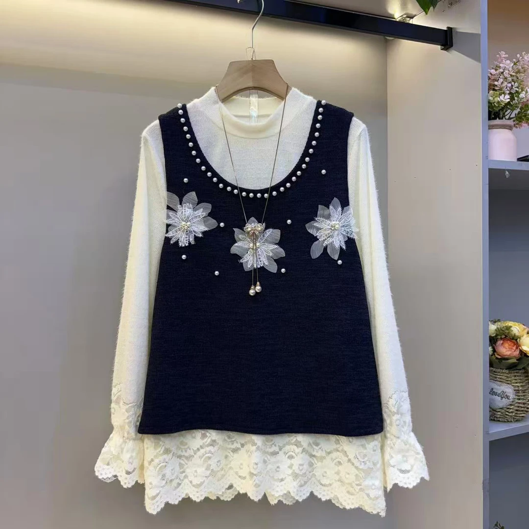 2025年秋季新款遮肉显瘦气质百搭时尚高品质马甲两件套