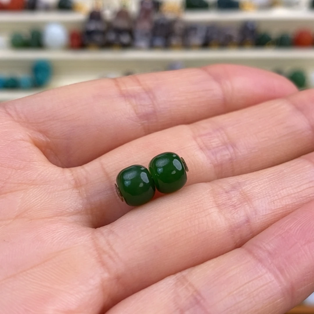 和田玉（碧玉）颈饰未镶嵌