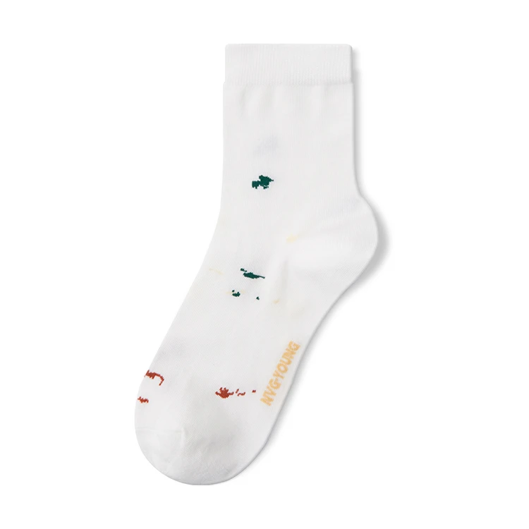 navigare意大利小帆船男女简约百搭运动潮袜舒适棉感透气长款袜子