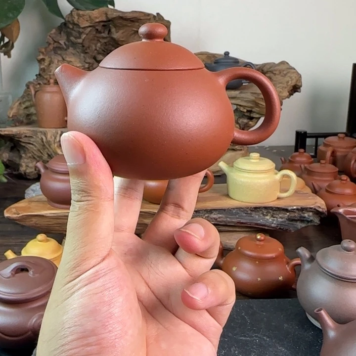茶壶紫砂7****1紫砂壶 文旦红泥