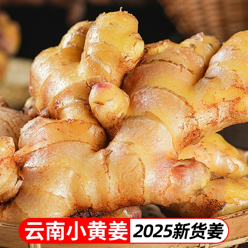 【鲜蜂队】云南新鲜小黄姜3斤5斤姜姜味浓郁