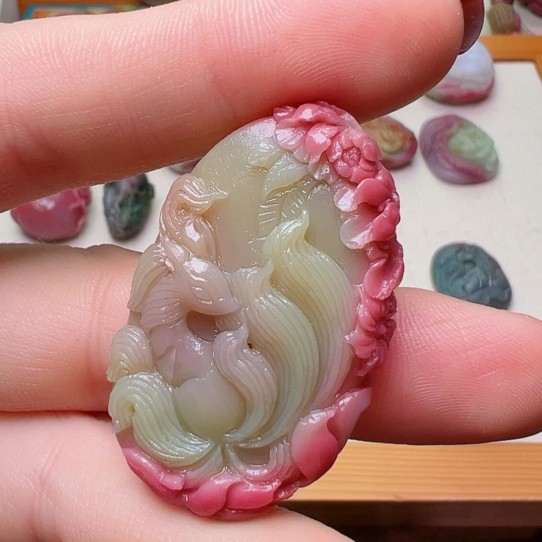 未镶嵌盐源玛瑙定制石英质玉温***
