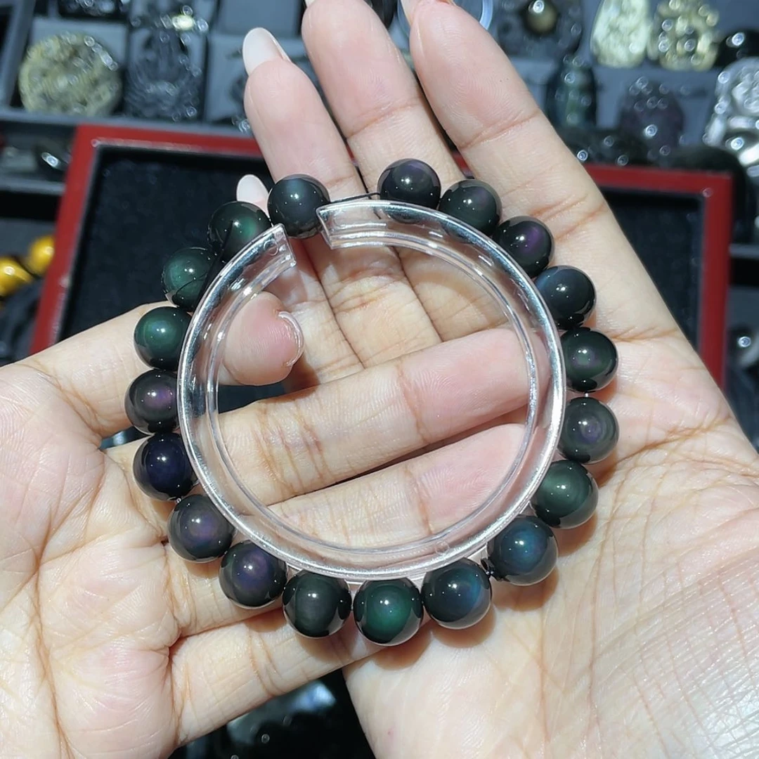 【闪购商品】未镶嵌黑曜岩手串?****a