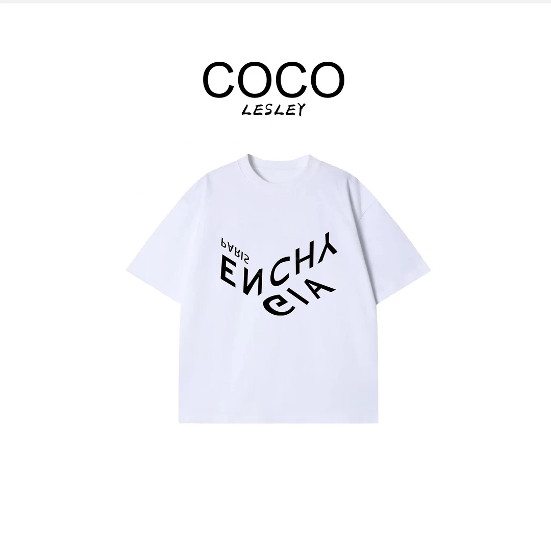 澳门港正品280克纯棉T恤小众设计师潮牌时尚圆领宽松男装#2498