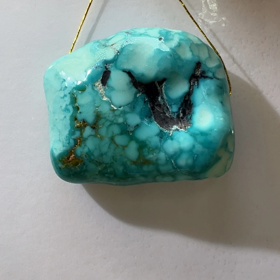 绿松石未镶嵌挂件