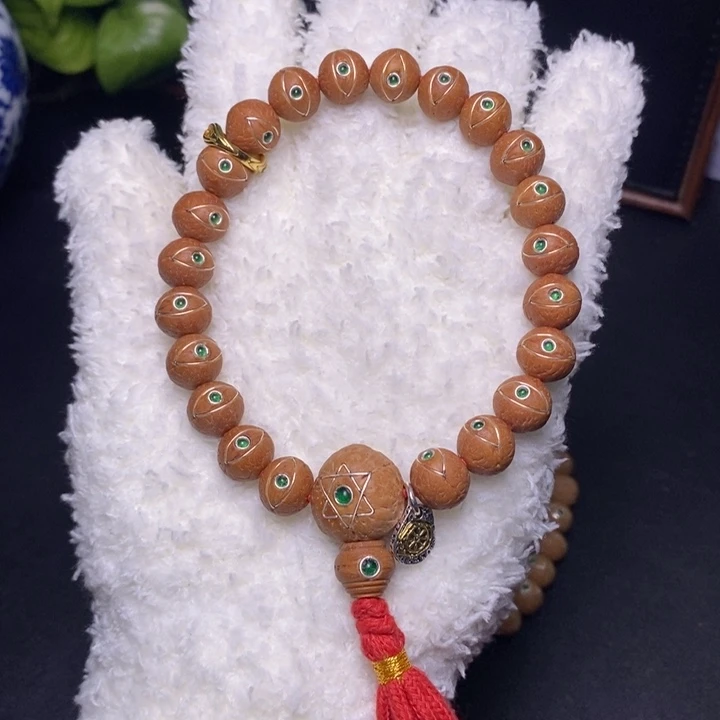 凤眼菩提手串北*洛尼泊尔