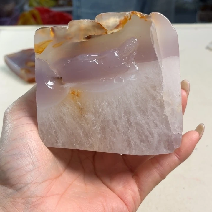 玛瑙/玉髓未镶嵌吊坠(不含链)