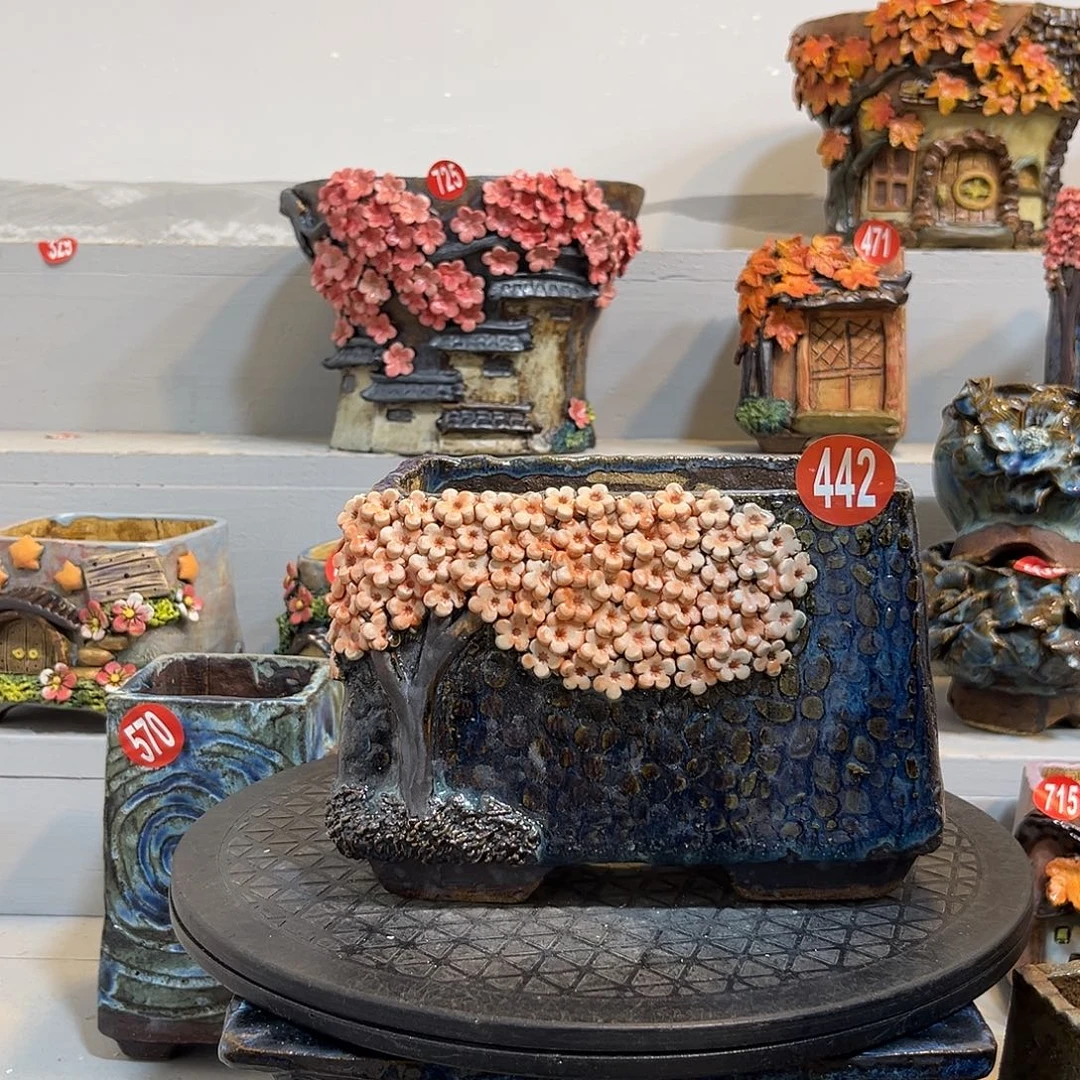 442 号陶然花器手工花盆