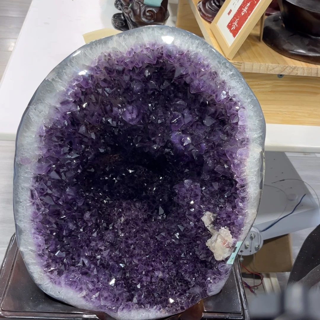 紫晶摆件未镶嵌水晶