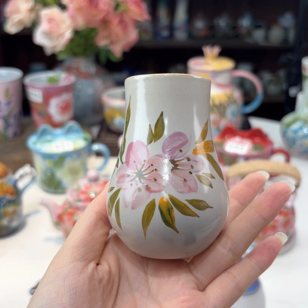 景德镇手绘高温釉下彩陶瓷茶具