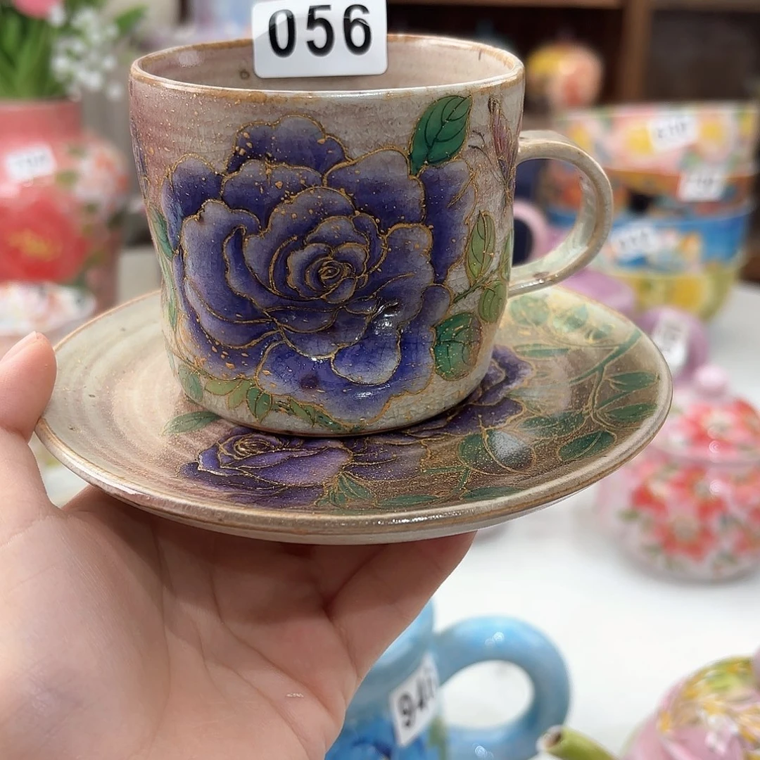 景德镇手绘高温釉下彩陶瓷茶具