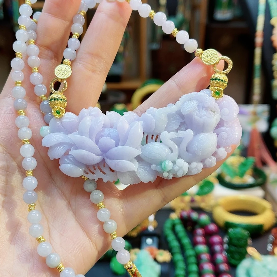 颈饰未镶嵌翡翠48小时鉴赏期
