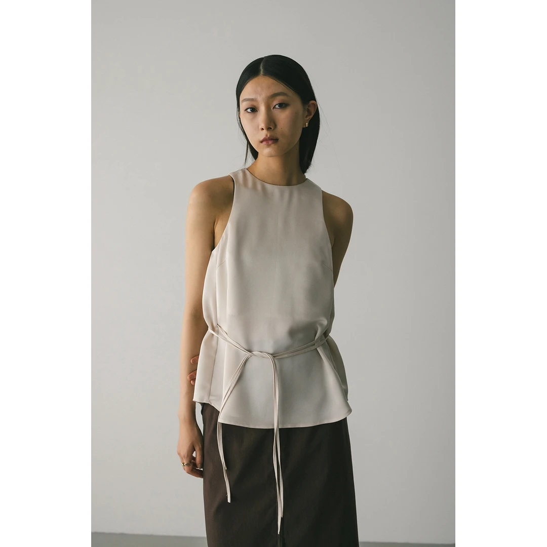 【胖虎家】夏季新款 S 缎面气质高级感上衣时尚小众百搭吊带背心