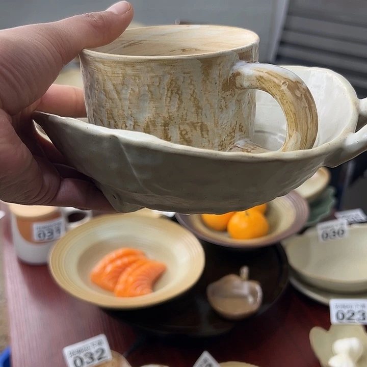 打***动陶瓷咖啡杯双耳碗123