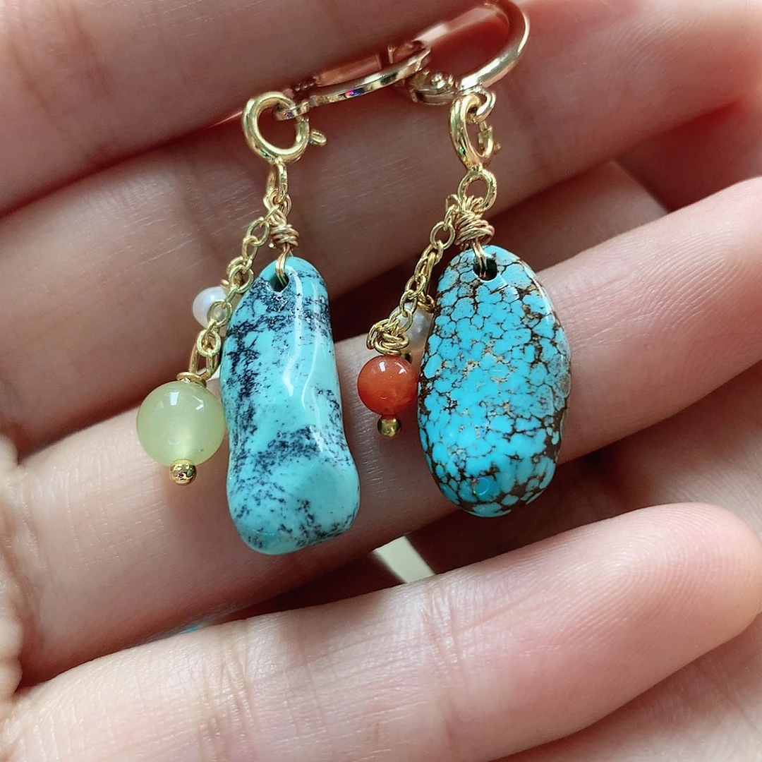 未镶嵌绿松石珠宝奇石