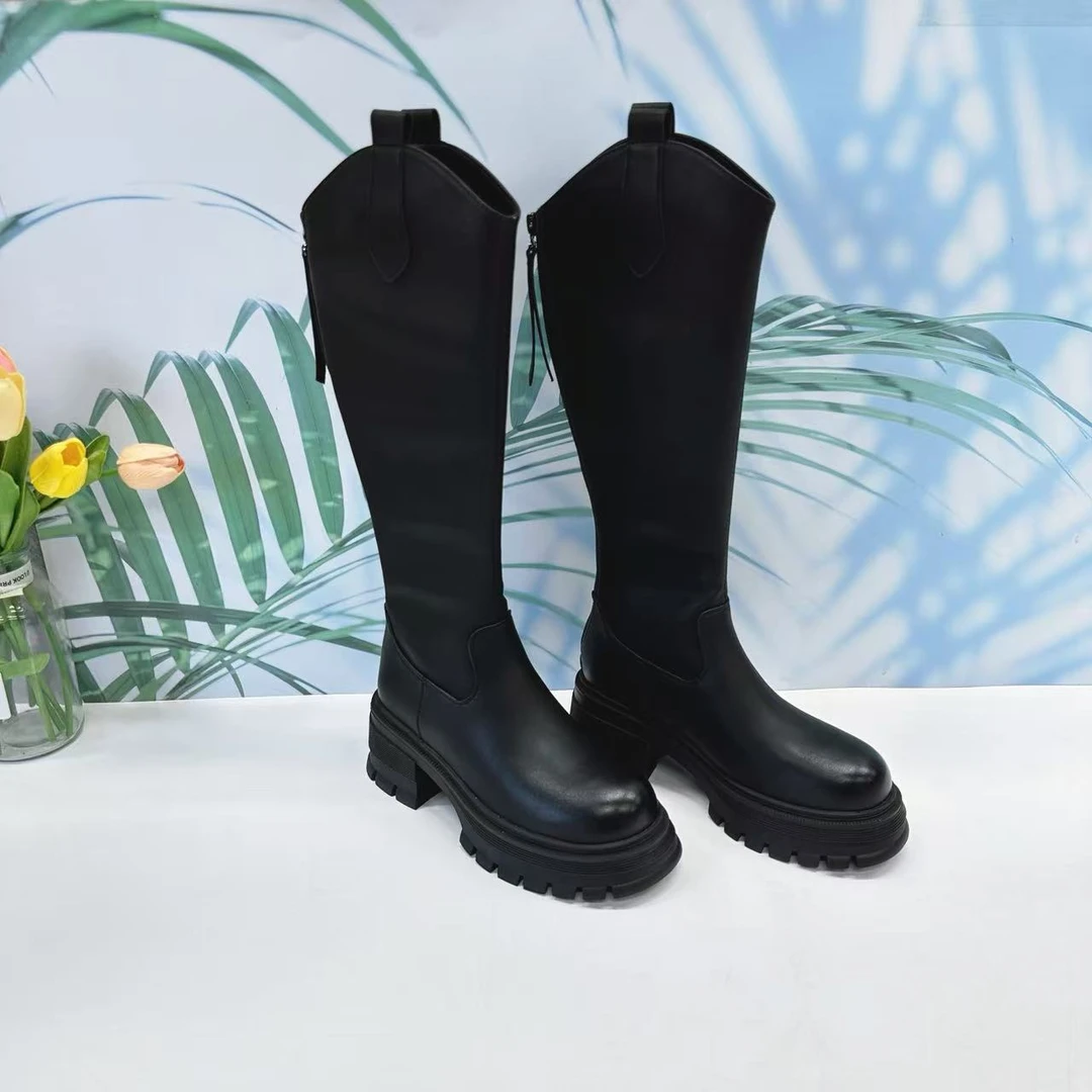 小强家女鞋 气质加绒保暖时装靴（C472-69-2）（6633-95043165-311）