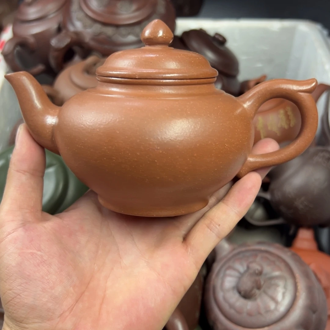 茶壶紫砂宜兴原矿紫砂壶380毫升容量