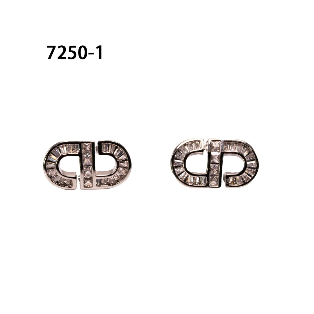 铜合金耳饰 设计师气质耳环小众设计高级感耳环耳饰～7250-1