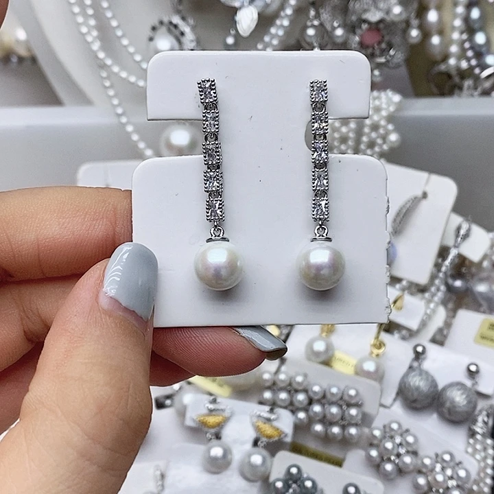 耳钉淡水珍珠未镶嵌