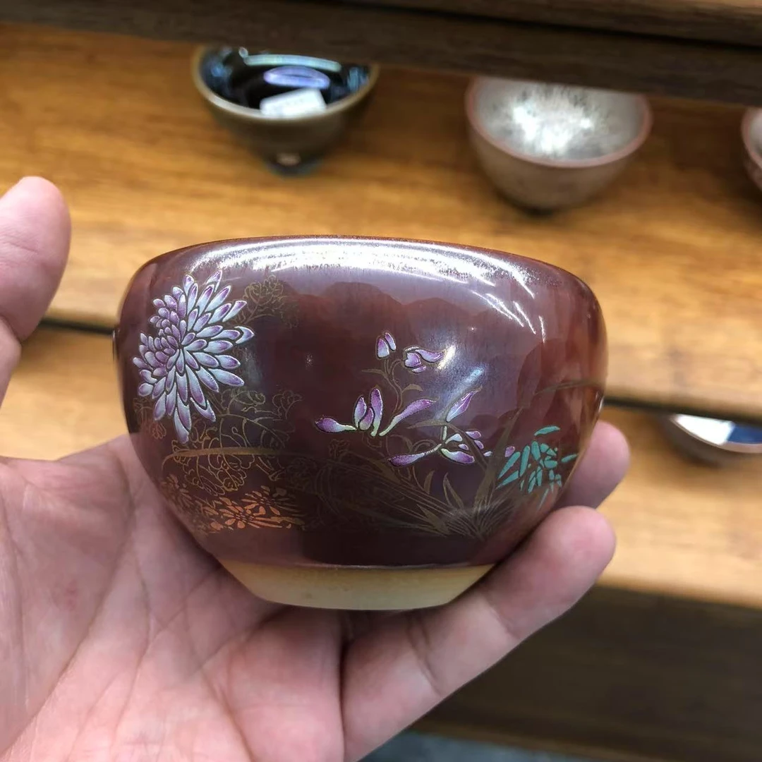 游超茶盏春菊昆仑052