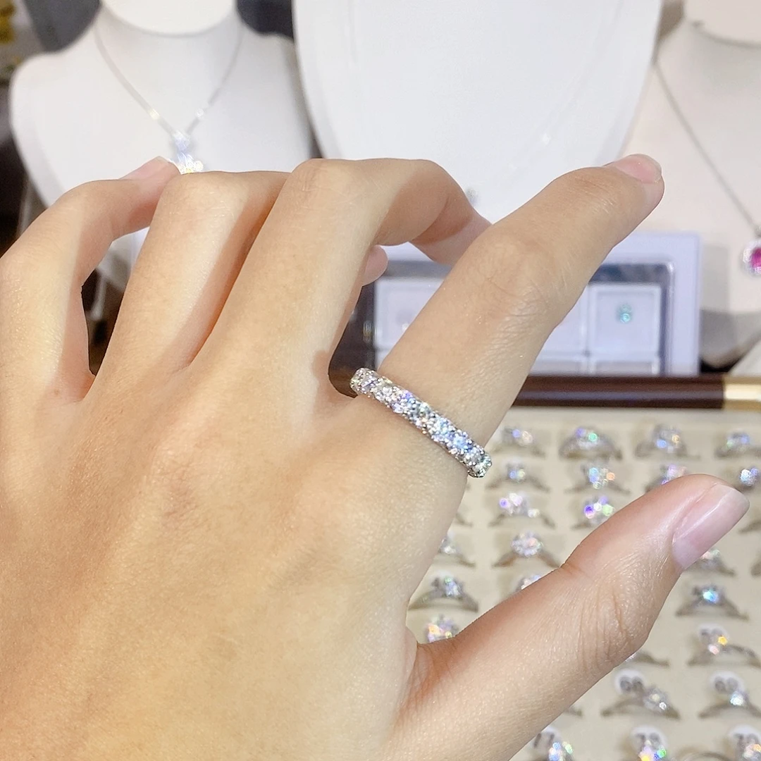 925银合成碳硅石古巴9