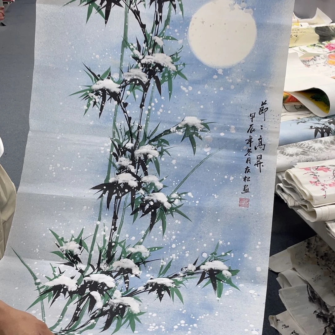 国画纯手绘字画宣纸