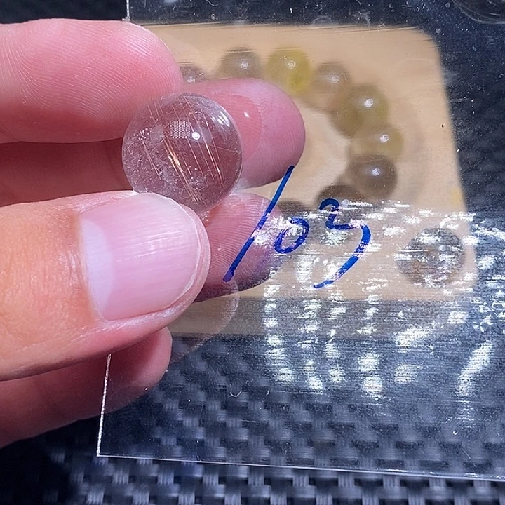 u***8未镶嵌手链发晶天然水晶手串