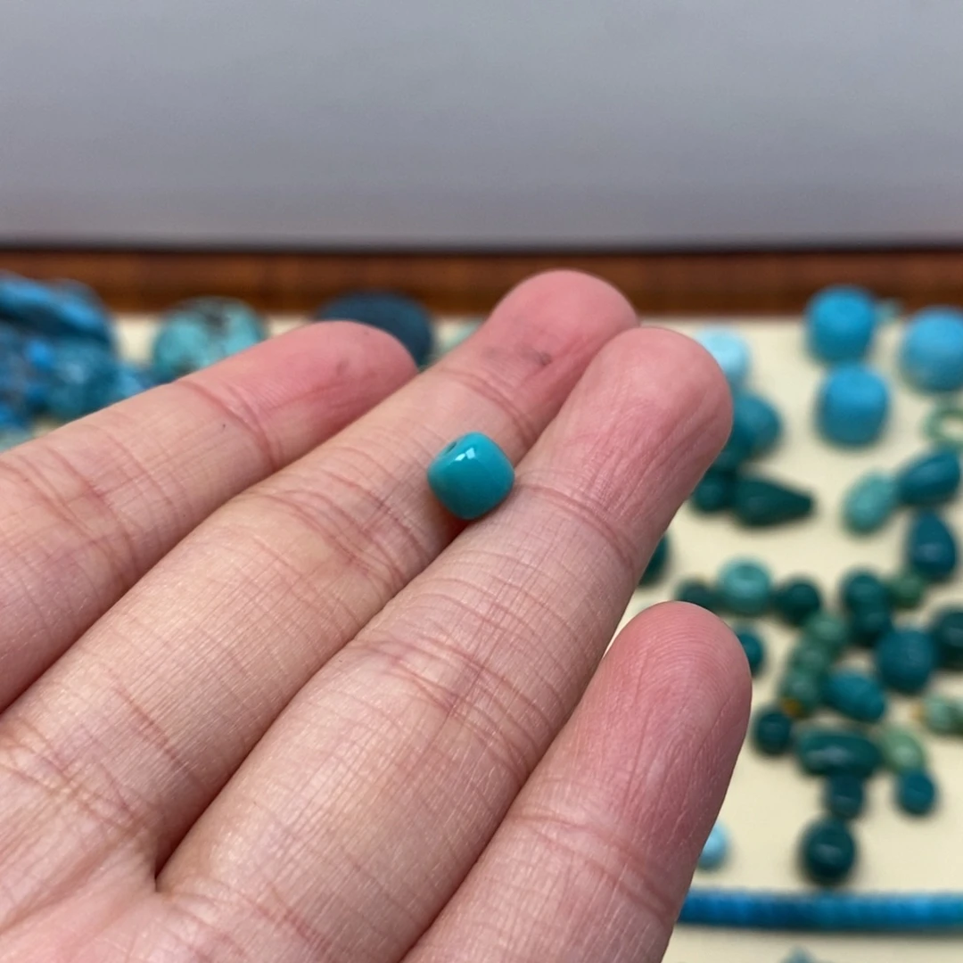 绿松石珠宝半成品未镶嵌