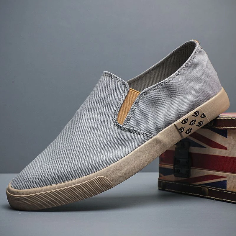 baoda/宝达春夏老北京布鞋 休闲透气不臭脚男鞋百搭软底懒人鞋002