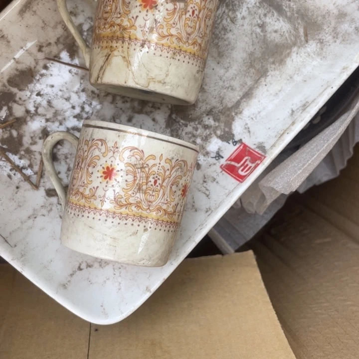 琉璃手工艺品金*花陶瓷艺术盘子碗