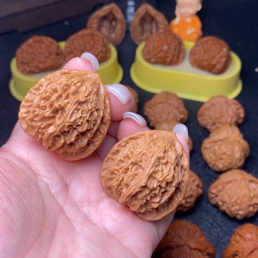 【闪购商品】把件文玩核桃577号野生蚂蚁纹37