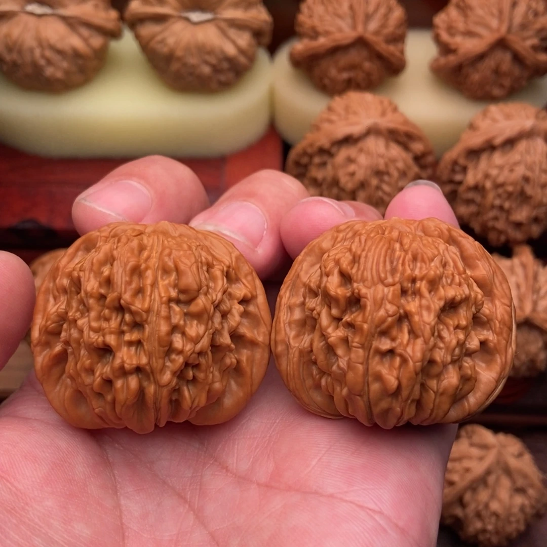 w***恦把件文玩核桃精品大汉高楼42