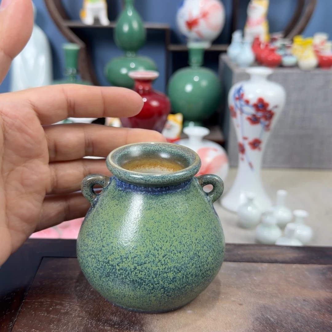 陶瓷手工小花器摆件