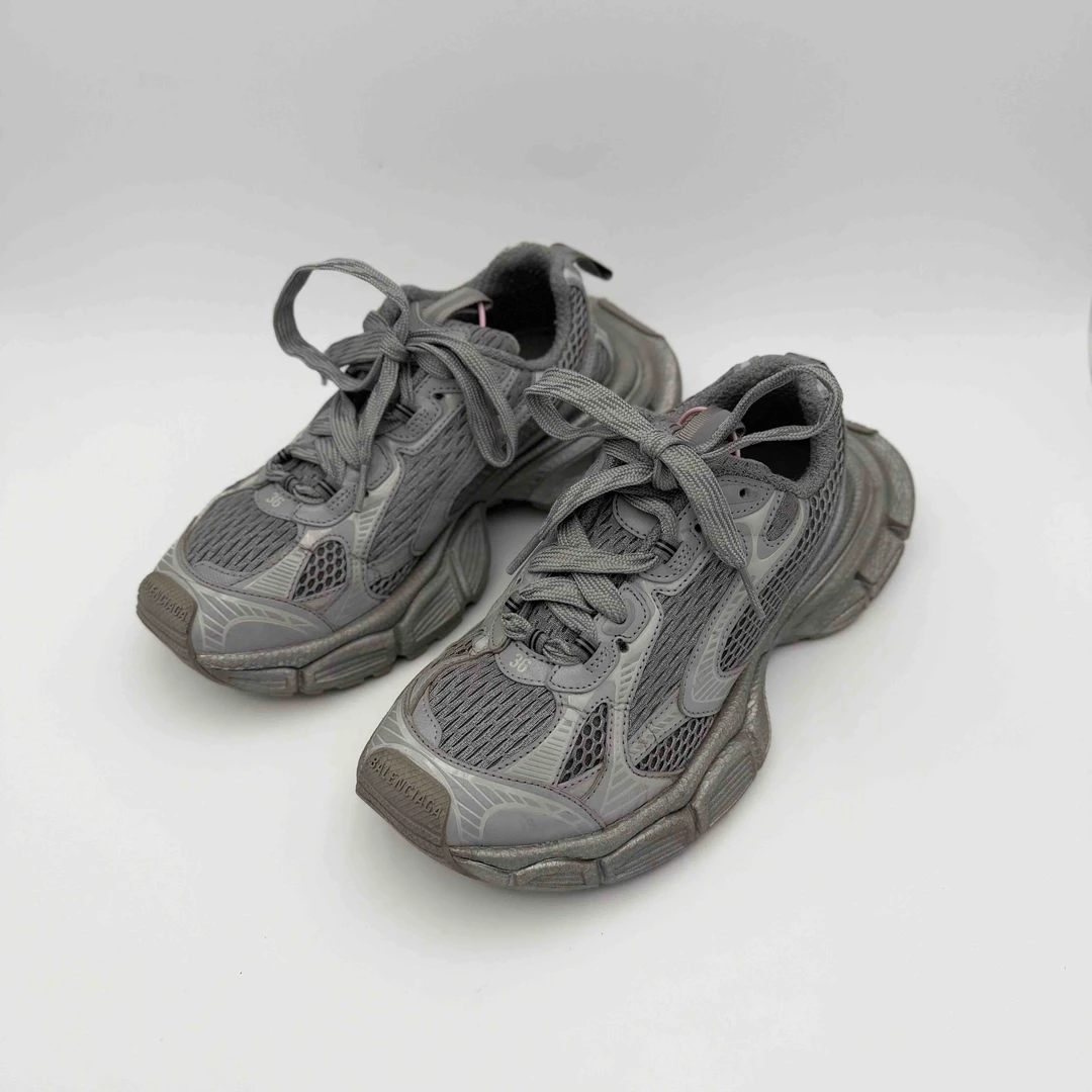 99新 Balenciaga/巴黎世家 3XL新款灰老爹鞋/36码/DM0367