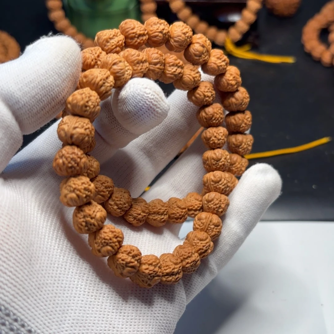 猴头核桃手串小馒头雕刻蛤蟆头手串