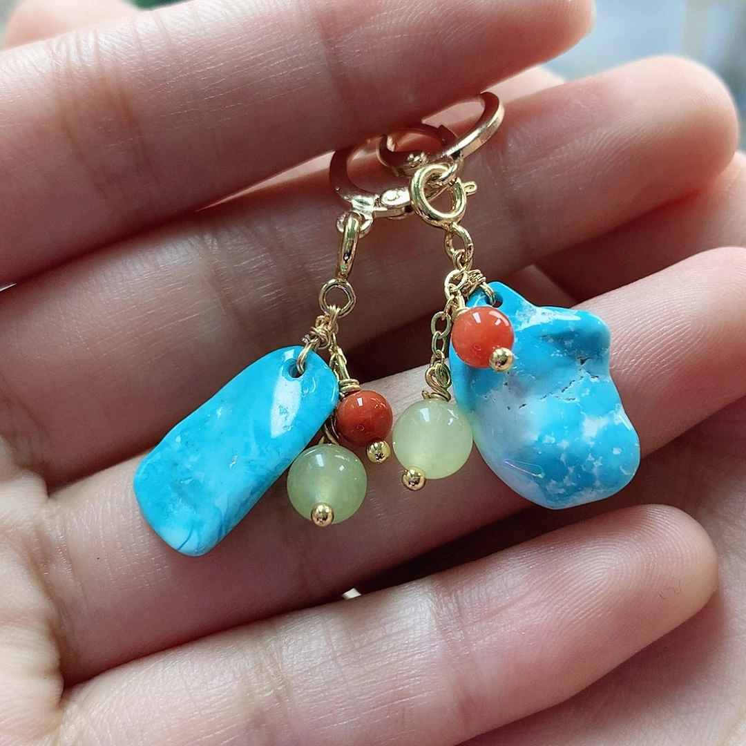 未镶嵌绿松石珠宝奇石